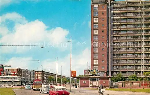 AK / Ansichtskarte Rotterdam Zuidplein Hochhaus Rotterdam