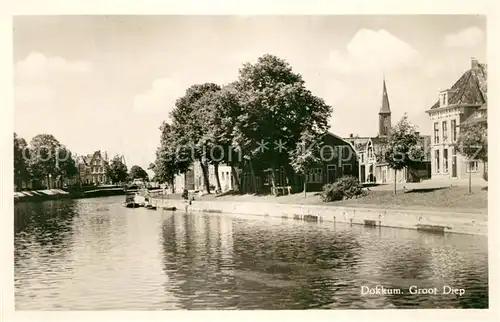 AK / Ansichtskarte Dokkum Groot Diep Kanal Dokkum