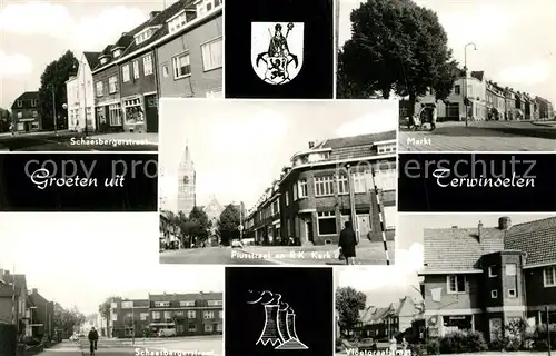 AK / Ansichtskarte Terwinselen Schaesbergerstraat Markt Piusstraat Kerk Vloetgraafstraat 