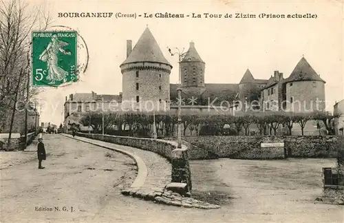 AK / Ansichtskarte Bourganeuf Le Chateau La Tour de Zizim Bourganeuf
