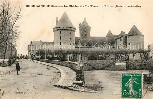 AK / Ansichtskarte Bourganeuf Le Chateau La Tour de Zizim Bourganeuf