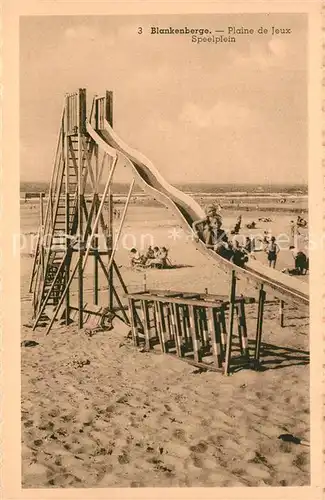 AK / Ansichtskarte Blankenberge Plaine de Jeux Speelplein Blankenberge