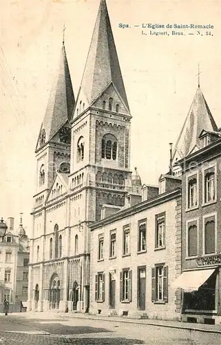 AK / Ansichtskarte Spa_Liege Eglise de Saint Remacie Spa_Liege