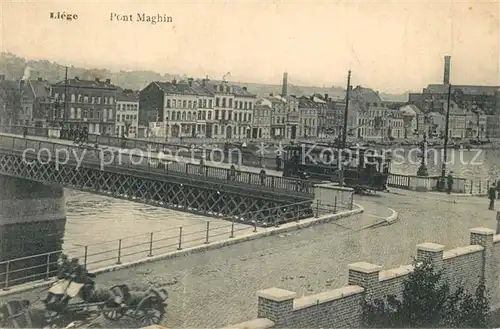 AK / Ansichtskarte Liege_Luettich Pont Maghin Liege Luettich