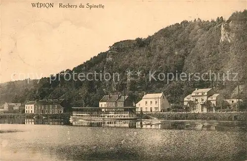 AK / Ansichtskarte Wepion Rochers du Spinelle Wepion
