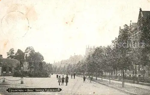 AK / Ansichtskarte Courtrai_Flandre Boul Vanden Peereboom Courtrai_Flandre