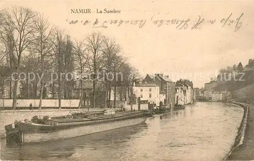 AK / Ansichtskarte Namur_sur_Meuse La Sambre Namur_sur_Meuse