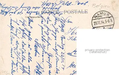 AK / Ansichtskarte Namur_sur_Meuse Rue Mathieu Namur_sur_Meuse