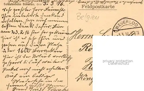 AK / Ansichtskarte Beverloo Soldatenheim Beverloo