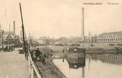 AK / Ansichtskarte Rousselaere De Haven Rousselaere