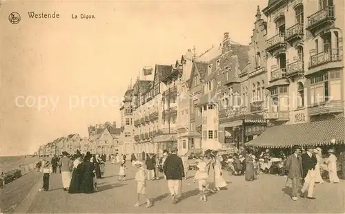 AK / Ansichtskarte Westende La Digue Westende