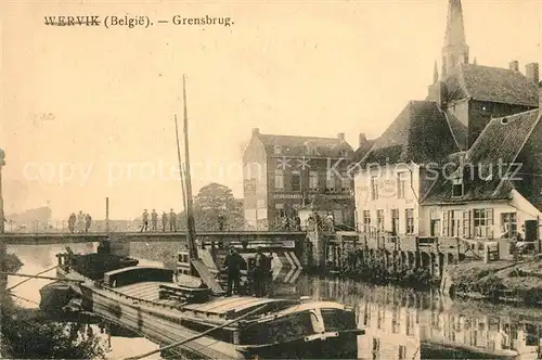 AK / Ansichtskarte Wervik Grensbrug Wervik