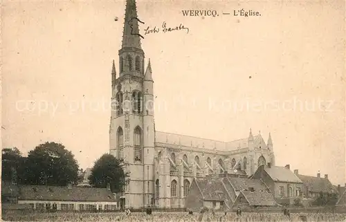 AK / Ansichtskarte Wervicq Eglise Wervicq