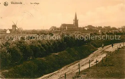 AK / Ansichtskarte Westende Le Village Westende