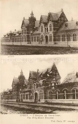 AK / Ansichtskarte Ypres_Ypern_West_Vlaanderen Hospice du Sacre Coeur Ypres_Ypern