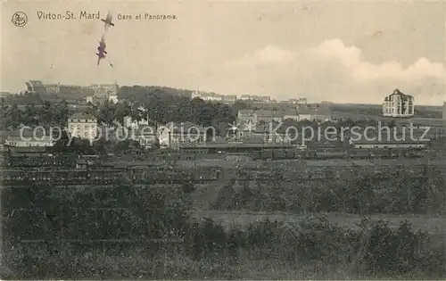 AK / Ansichtskarte Virton St Mard Gare et Panorama 