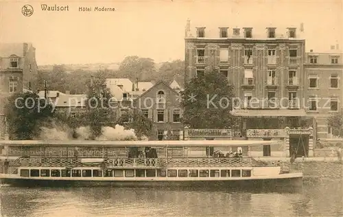 AK / Ansichtskarte Waulsort Hotel Moderne Waulsort