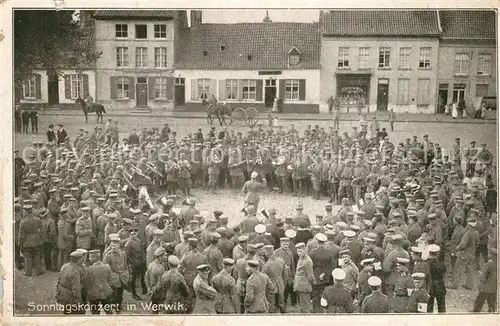 AK / Ansichtskarte Wervik Sonntagskonzert Wervik