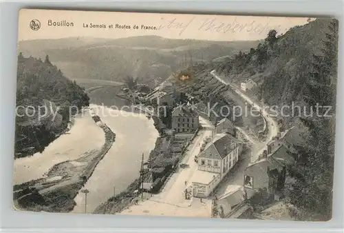 AK / Ansichtskarte Bouillon La Semois et Routes de France Bouillon