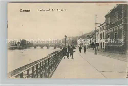 AK / Ansichtskarte Namur_sur_Meuse Boulevard Ad Aquam Namur_sur_Meuse