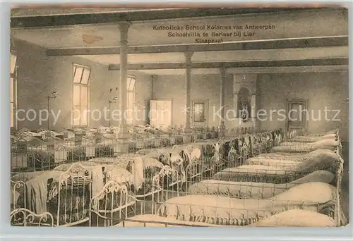 AK / Ansichtskarte Antwerpen_Anvers Katholieke School Kolonies Schoolvilla in Berlaer Slaapzaal Antwerpen Anvers