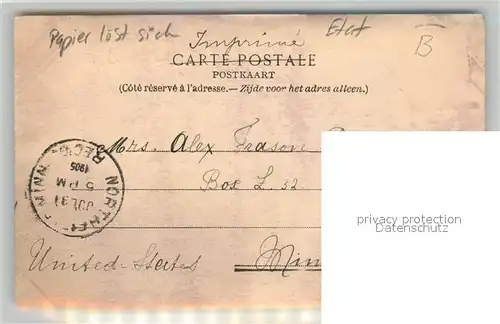 AK / Ansichtskarte Verviers Rue Tranchee Verviers