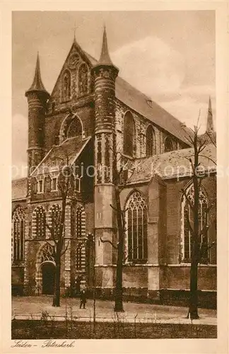 AK / Ansichtskarte Leiden Peterskerk Leiden