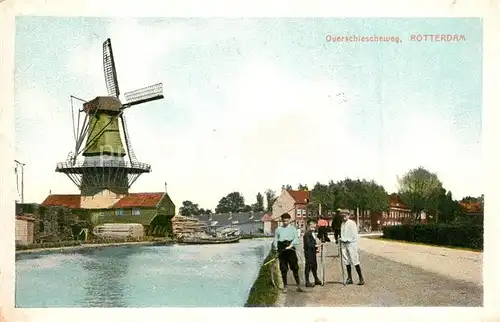 AK / Ansichtskarte Rotterdam Overschiescheweg Molen Windmuehle Rotterdam