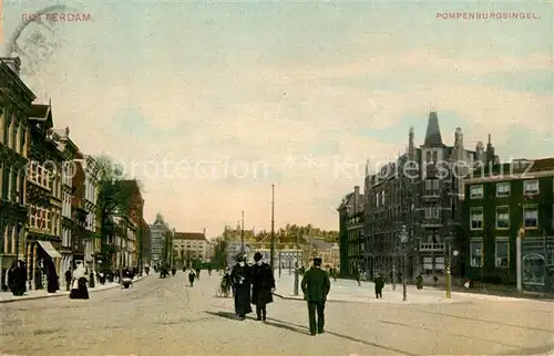 AK / Ansichtskarte Rotterdam Pompenburgsingel Rotterdam