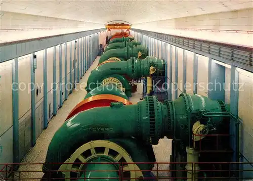 AK / Ansichtskarte Vianden Salle des Turbines dans la Station de Pompage Vianden