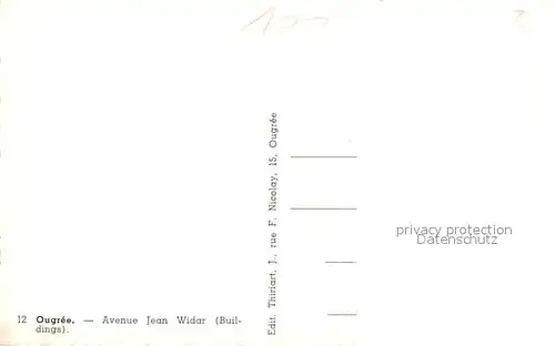 AK / Ansichtskarte Ougree Avenue Jean Widar Buildings Ougree