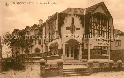AK / Ansichtskarte Zoute_Knokke Windsor Hotel 