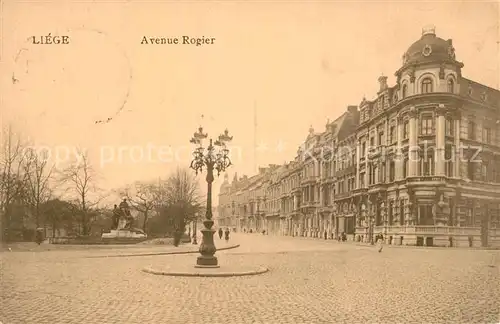AK / Ansichtskarte Liege_Luettich Avenue Rogier Liege Luettich