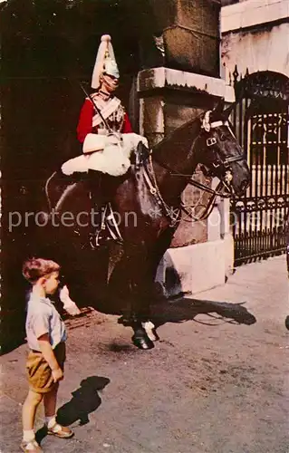 AK / Ansichtskarte Leibgarde_Wache Mounted Guard Whitehall London  