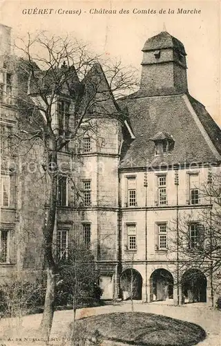 AK / Ansichtskarte Gueret Chateau des Comtes de la Marche Gueret