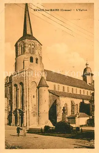 AK / Ansichtskarte Evaux les Bains Eglise Evaux les Bains