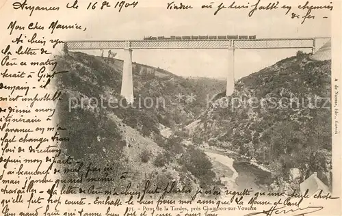 AK / Ansichtskarte Chambon sur Voueize Pont de la Tardes Chambon sur Voueize