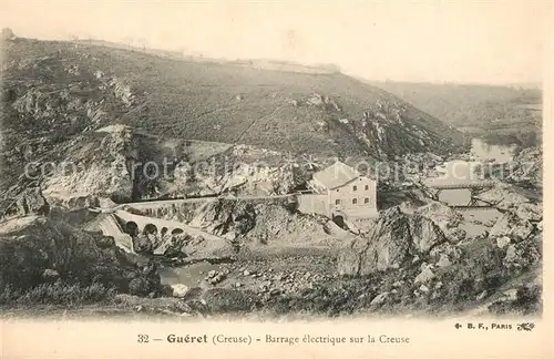 AK / Ansichtskarte Gueret Barrage electrique sur la Creuse Gueret