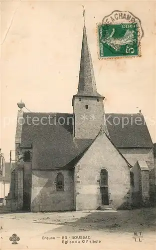 AK / Ansichtskarte Boussac_Creuse Eglise du XII siecle Boussac Creuse