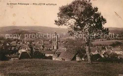 AK / Ansichtskarte Felletin Panorama Felletin