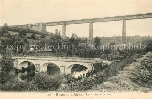 AK / Ansichtskarte Busseau_d_Ahun Le Viaduc le Pont Busseau_d_Ahun