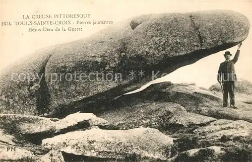 AK / Ansichtskarte Toulx Sainte Croix Pierres jaumatres  Toulx Sainte Croix