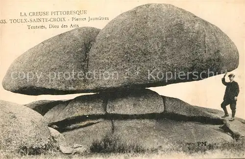 AK / Ansichtskarte Toulx Sainte Croix Pierres Jaumatres Toulx Sainte Croix