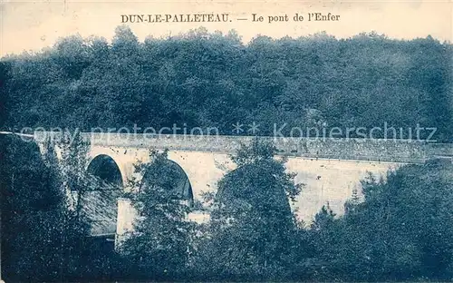 AK / Ansichtskarte Dun le Palestel Palleteau Pont de l Enfer Dun le Palestel