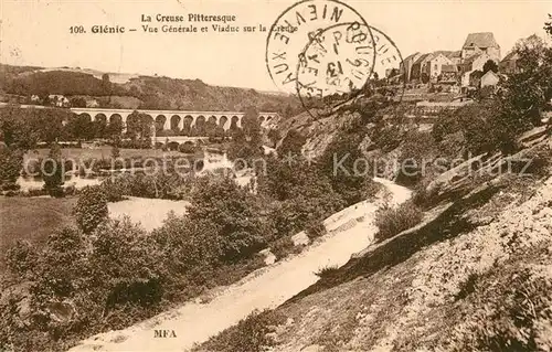 AK / Ansichtskarte Glenic Panorama Viaduc sur la Creuse Glenic