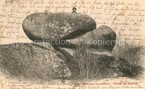 AK / Ansichtskarte Gueret Pierres Lardillier Foret Gueret