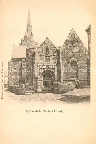 AK / Ansichtskarte Lannion Eglise de la Clarte Lannion
