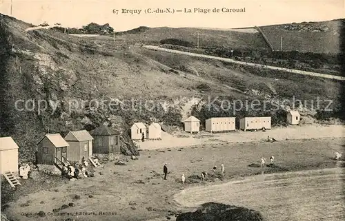 AK / Ansichtskarte Erquy La plage de Caroual Erquy