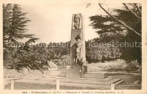 AK / Ansichtskarte Trebeurden Monument Briand Trebeurden
