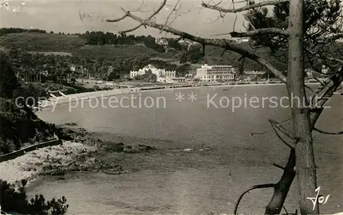 AK / Ansichtskarte Perros Guirec La Plage de Trestraou vue de Pors Nevez Perros Guirec